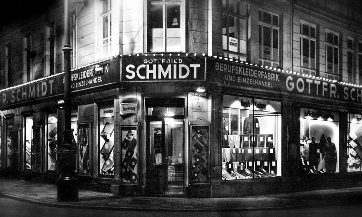 Gottfried Schmidt, Laden in Frankfurt